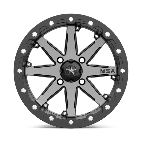 Roues tout-terrain MSA - M21 LOK BEADLOCK | 14X7 / 00 Décalage / 4X156 Modèle de boulon | M21-04756