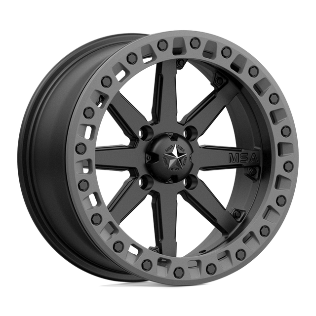 Roues tout-terrain MSA - M31 LOK2 BEADLOCK | 14X10 / 00 Décalage / 4X137 Modèle de boulon | M31-04037