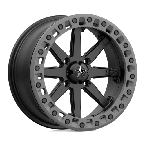 Roues tout-terrain MSA - M31 LOK2 BEADLOCK | 16X7 / 00 Décalage / 4X110 Modèle de boulon | M31-06710