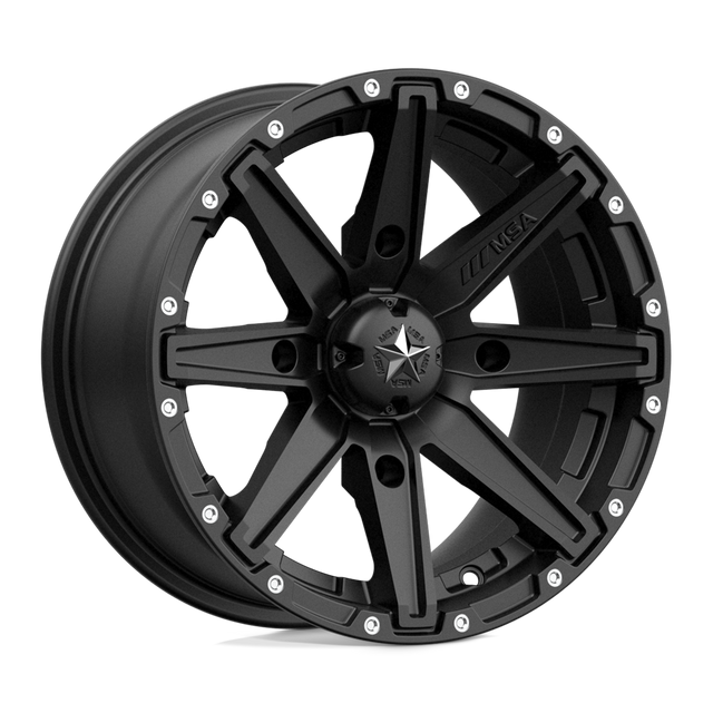 Roues tout-terrain MSA - EMBRAYAGE M33 | 14X7 / 10 Décalage / 4X156 Boulon Motif | M33-04756