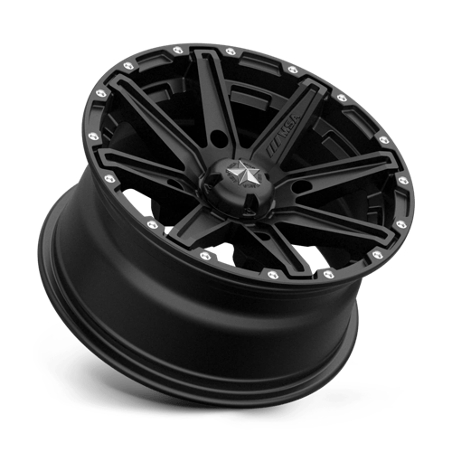 Roues tout-terrain MSA - EMBRAYAGE M33 | 14X7 / 10 Décalage / 4X110 Boulon Motif | M33-04710