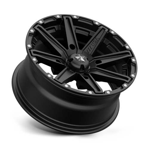 Roues tout-terrain MSA - EMBRAYAGE M33 | 15X7 / 10 Décalage / 4X156 Boulon Motif | M33-05756