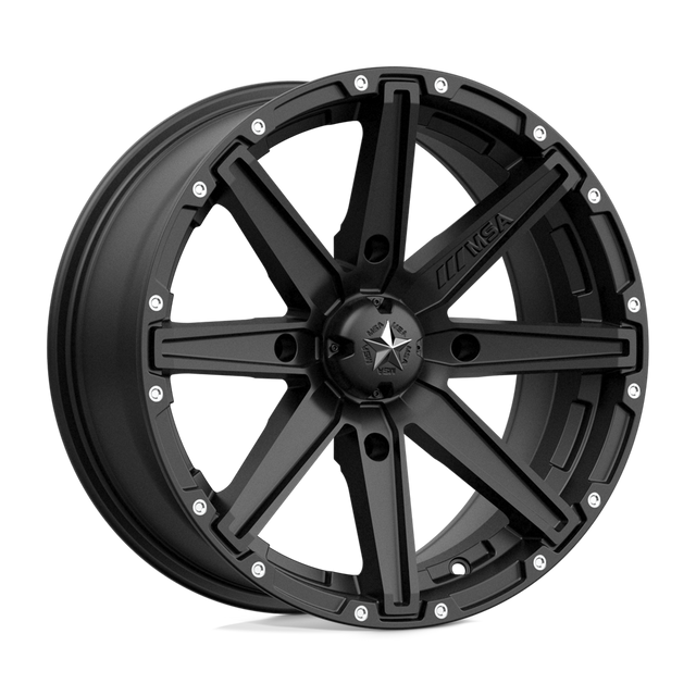 Roues tout-terrain MSA - EMBRAYAGE M33 | 16X7 / 10 Décalage / 4X137 Boulon Motif | M33-06737