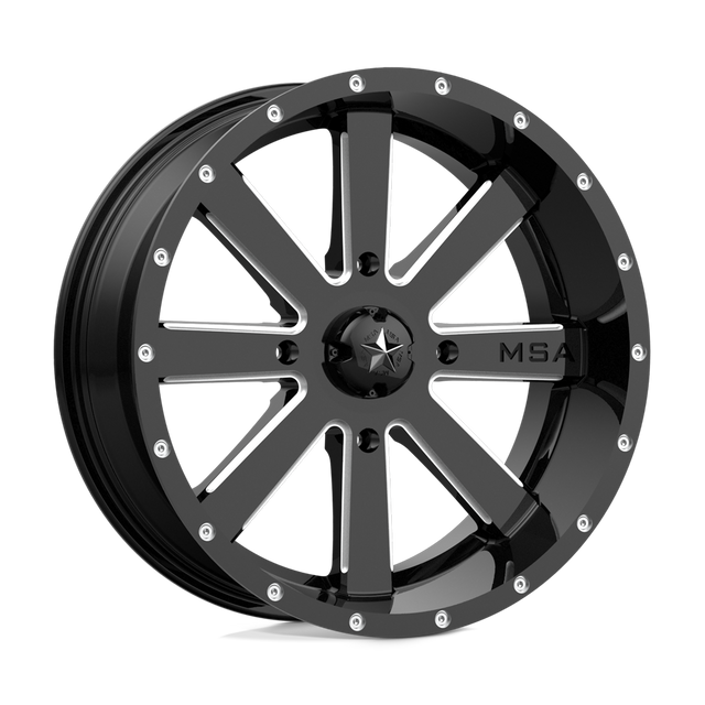 MSA Offroad Wheels - M34 FLASH | 20X7 / 00 Offset / 4X137 Bolt Pattern | M34-020737M