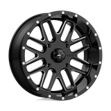 Roues tout-terrain MSA - M35 BANDIT | 20X7 / 00 Décalage / 4X137 Modèle de boulon | M35-020737M