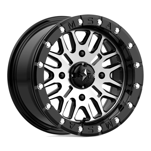 Roues tout-terrain MSA - M37 BRUTE BEADLOCK | 14X7 / 10 Décalage / 4X137 Boulon Motif | M37-04737