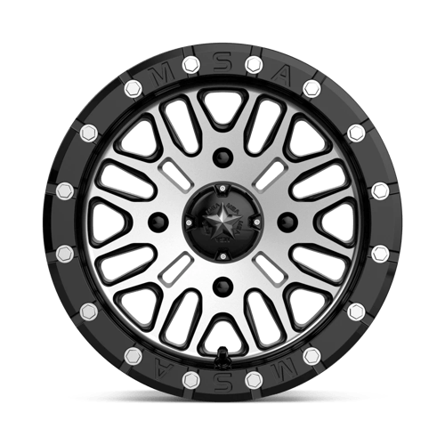 Roues tout-terrain MSA - M37 BRUTE BEADLOCK | 14X7 / 10 Décalage / 4X137 Boulon Motif | M37-04737