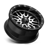 Roues tout-terrain MSA - M37 BRUTE BEADLOCK | 15X7 / 10 Décalage / 4X156 Boulon Motif | M37-05756