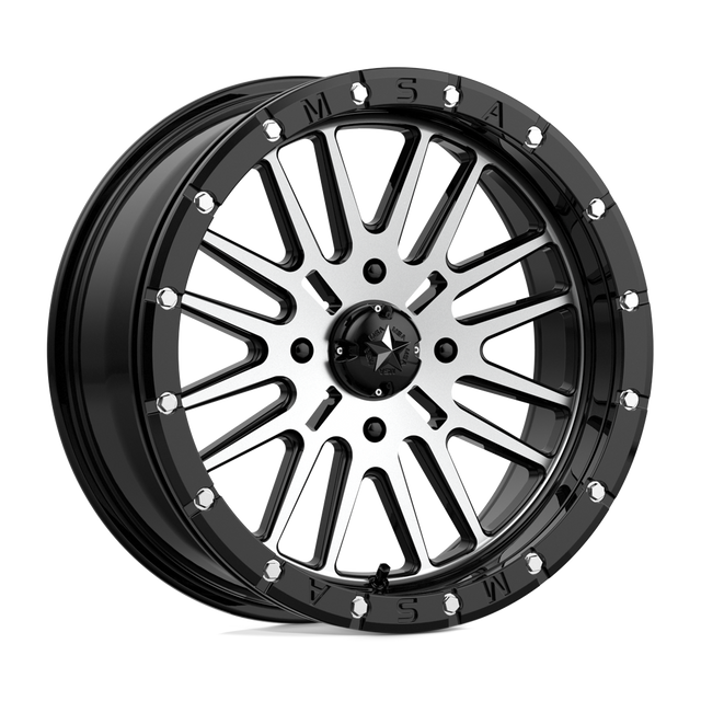 Roues tout-terrain MSA - M37 BRUTE BEADLOCK | 18X7 / 10 Décalage / 4X156 Boulon | M37-018756