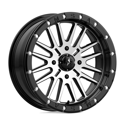 Roues tout-terrain MSA - M37 BRUTE BEADLOCK | 18X7 / 10 Décalage / 4X156 Boulon | M37-018756