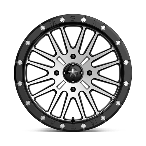 Roues tout-terrain MSA - M37 BRUTE BEADLOCK | 18X7 / 10 Décalage / 4X156 Boulon | M37-018756