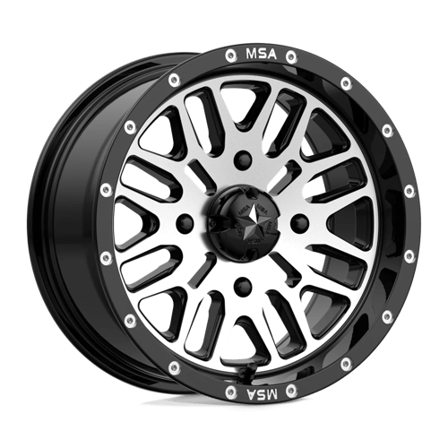 Roues tout-terrain MSA - M38 BRUTE | 14X7 / 10 Décalage / 4X110 Boulon Motif | M38-04710