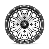 Roues tout-terrain MSA - M38 BRUTE | 14X7 / 10 Décalage / 4X110 Boulon Motif | M38-04710