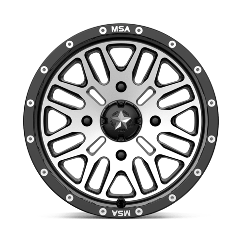 Roues tout-terrain MSA - M38 BRUTE | 14X7 / 10 Décalage / 4X110 Boulon Motif | M38-04710