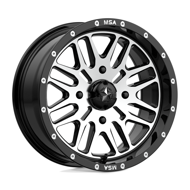 Roues tout-terrain MSA - M38 BRUTE | 15X7 / 10 Décalage / 4X137 Boulon Motif | M38-05737