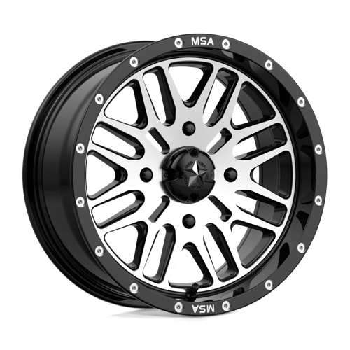 Roues tout-terrain MSA - M38 BRUTE | 15X7 / 10 Décalage / 4X137 Boulon Motif | M38-05737