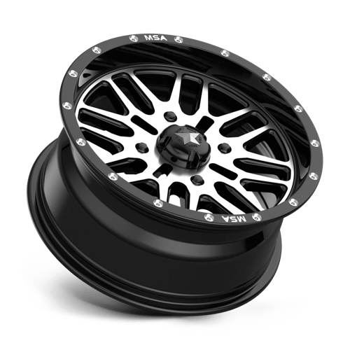 Roues tout-terrain MSA - M38 BRUTE | 15X7 / 10 Décalage / 4X137 Boulon Motif | M38-05737