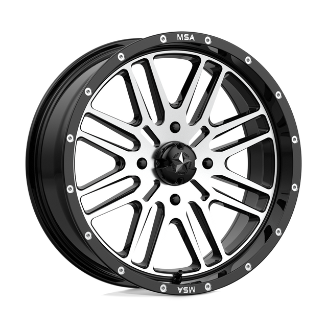 MSA Offroad Wheels - M38 BRUTE | 18X7 / 10 Offset / 4X156 Bolt Pattern | M38-018756