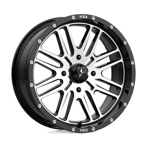 MSA Offroad Wheels - M38 BRUTE | 18X7 / 10 Offset / 4X156 Bolt Pattern | M38-018756