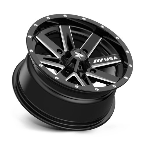 Roues tout-terrain MSA - M41 BOXER | 14X7 / 10 Décalage / 4X110 Boulon Motif | M41-04710