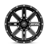 Roues tout-terrain MSA - M41 BOXER | 14X7 / -47 Décalage / 4X110 Modèle de boulon | M41-14710