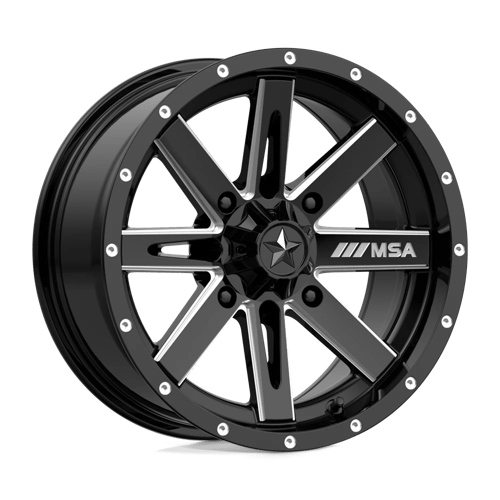 Roues tout-terrain MSA - M41 BOXER | 15X7 / 10 Décalage / 4X156 Boulon Motif | M41-05756