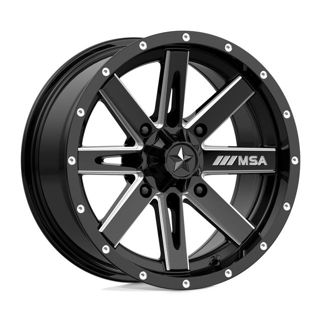 Roues tout-terrain MSA - M41 BOXER | 15X7 / 10 Décalage / 4X156 Boulon Motif | M41-05756