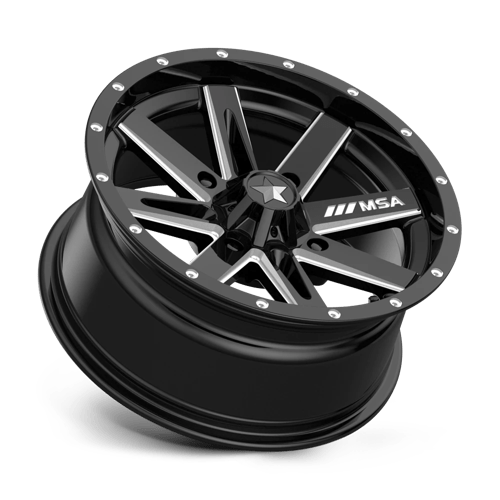 Roues tout-terrain MSA - M41 BOXER | 15X7 / 10 Décalage / 4X156 Boulon Motif | M41-05756