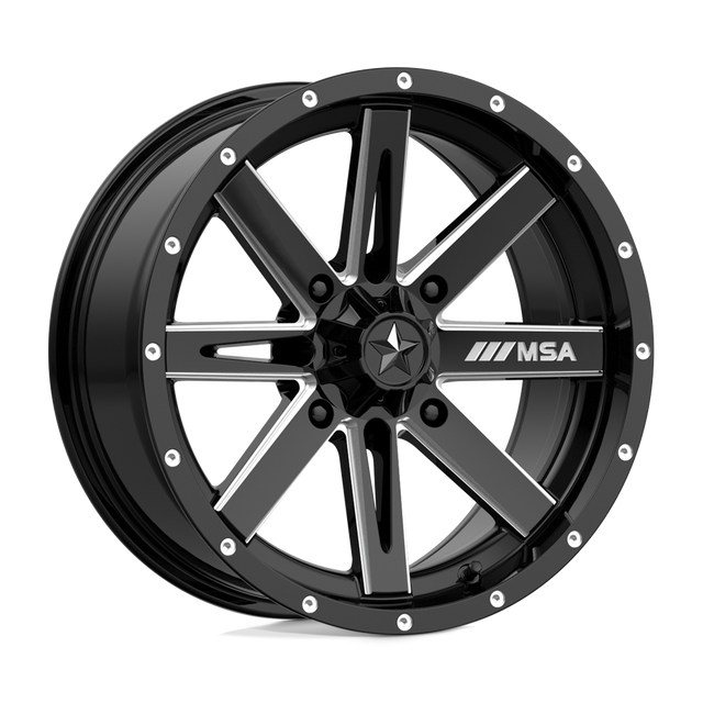 Roues tout-terrain MSA - M41 BOXER | 16X7 / 10 Décalage / 4X137 Boulon Motif | M41-06737