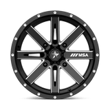 Roues tout-terrain MSA - M41 BOXER | 16X7 / 10 Décalage / 4X137 Boulon Motif | M41-06737