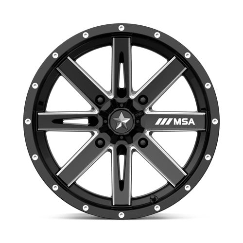 Roues tout-terrain MSA - M41 BOXER | 16X7 / 10 Décalage / 4X137 Boulon Motif | M41-06737