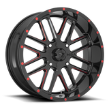 MSA Offroad Wheels - M35 BANDIT | 22X7 / 00 Offset / 4X137 Bolt Pattern | M35-022737R