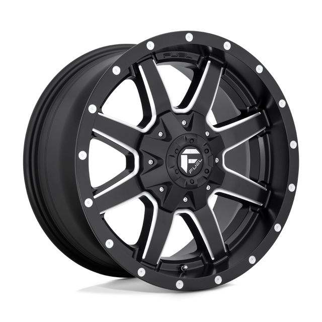 Carburant 1PC - D538 MAVERICK | 17X10 / -24 Décalage / 8X165.1 Modèle de boulon | D53817008245