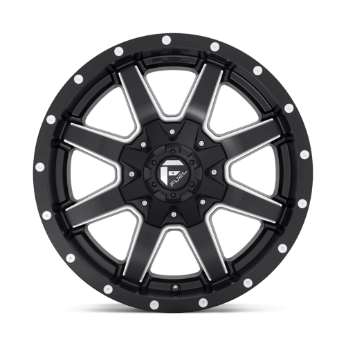 Carburant 1PC - D538 MAVERICK | 17X10 / -24 Décalage / 8X165.1 Modèle de boulon | D53817008245