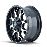 MAYHEM WARRIOR 8015 NOIR BRILLANT USINÉ 20X10 6-135/6-139.7 -25MM 106MM