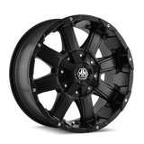 MAYHEM CHAOS 8030 MATTE BLACK 20X9 5-127/5-135 -12MM 87MM