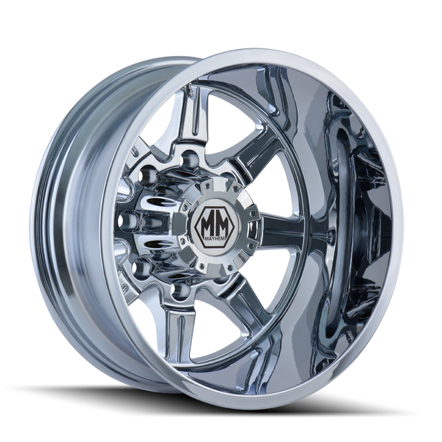 MAYHEM MONSTIR 8101 ARRIÈRE CHROMÉ 17X6.5 8-165.1 -140MM 130.18MM