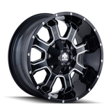 MAYHEM - FIERCE | 17X9 / 18 Offset / 8X165.1 Modèle de boulon | 8103-7981M18