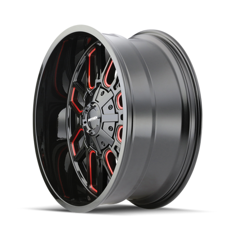 MAYHEM - COGENT | 18X9 / 0 Offset / 8X165.1 Bolt Pattern | 8107-8981BTR