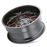MAYHEM - COGENT | 18X9 / 0 Offset / 8X165.1 Bolt Pattern | 8107-8981BTR