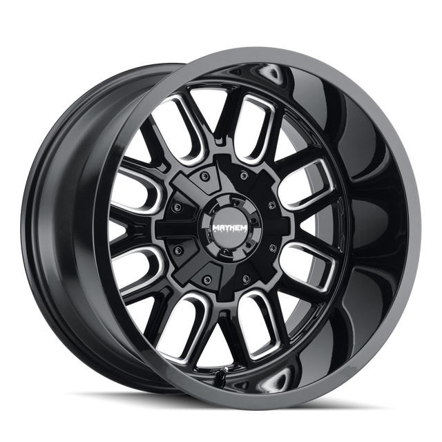 MAYHEM COGENT 8107 GLOSS BLACK MILLED 20X9 6-135/6-139.7 -8MM 106MM