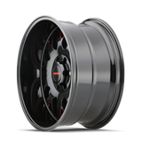 MAYHEM TRIPWIRE 8110 NOIR BRILLANT PRISME FRAISÉ ROUGE 20X10 8-165.1 -19MM 130.8MM