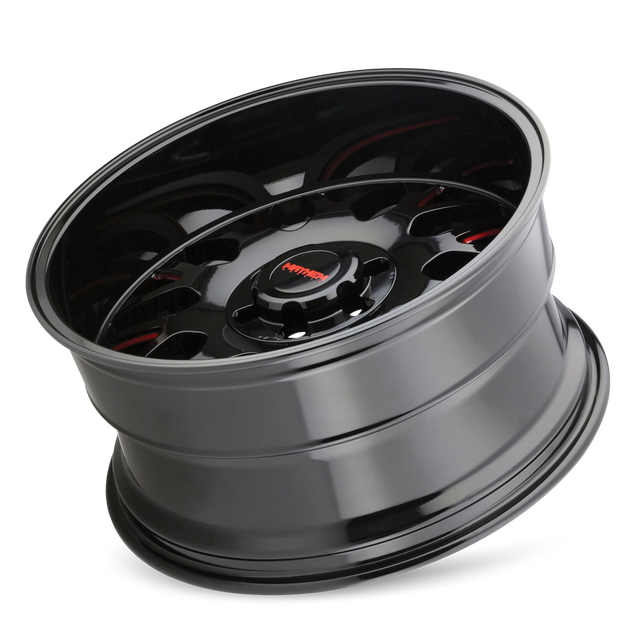 MAYHEM TRIPWIRE 8110 NOIR BRILLANT PRISME FRAISÉ ROUGE 20X9 8-170 0MM 130.8MM