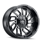 VOLANT MAYHEM 8111 NOIR BRILLANT FRAISÉ 20X10 6-135/6-139.7 -19MM 106MM