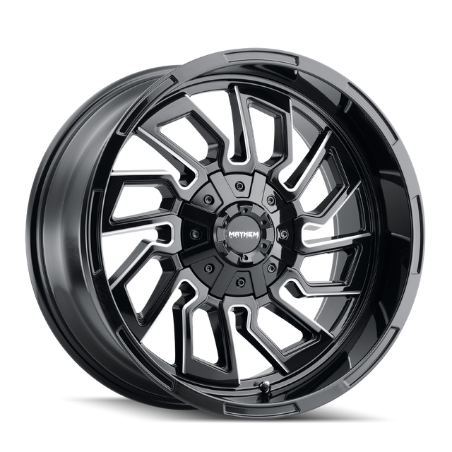 VOLANT MAYHEM 8111 NOIR BRILLANT FRAISÉ 20X10 6-135/6-139.7 -19MM 106MM