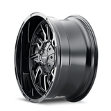 VOLANT MAYHEM 8111 NOIR BRILLANT FRAISÉ 20X10 6-135/6-139.7 -19MM 106MM