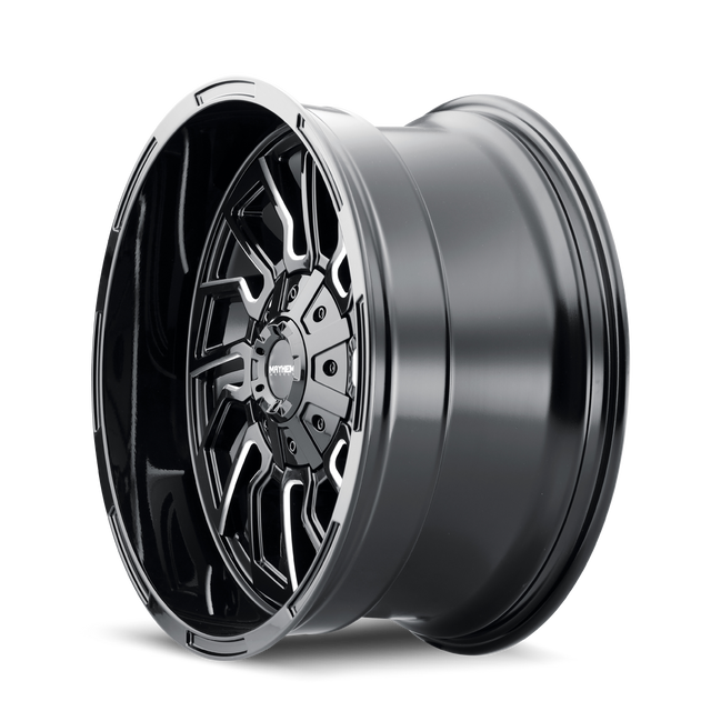 VOLANT MAYHEM 8111 NOIR BRILLANT FRAISÉ 20X10 6-135/6-139.7 -19MM 106MM