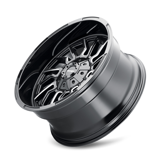 VOLANT MAYHEM 8111 NOIR BRILLANT FRAISÉ 20X10 6-135/6-139.7 -19MM 106MM