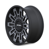 MAYHEM CORTEX 8113 NOIR MAT AVEC TEINTE FLECHETTE USINÉE 20X10 6-135/6-139.7 -19MM 106MM