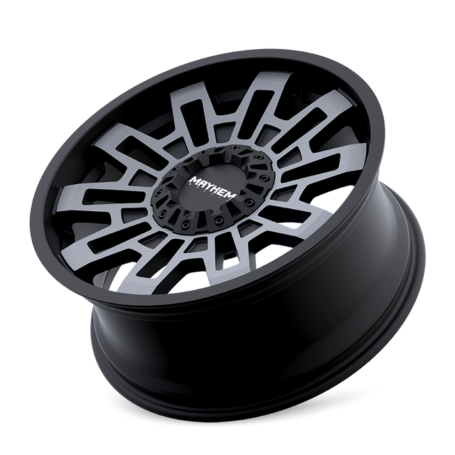 MAYHEM CORTEX 8113 NOIR MAT AVEC TEINTE FLECHETTE USINÉE 20X10 6-135/6-139.7 -19MM 106MM